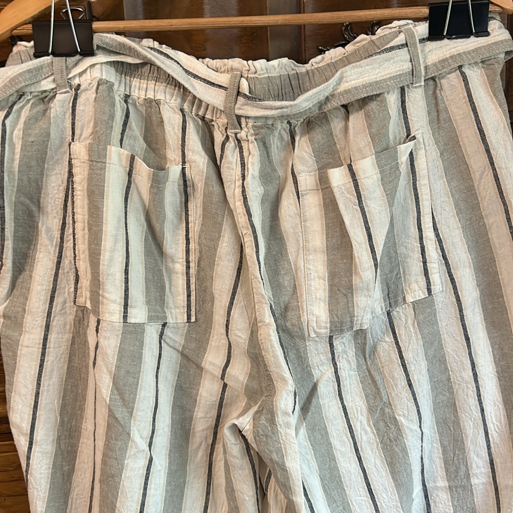 Zac & Rachel olive/ white stripe - Picture 4 of 11